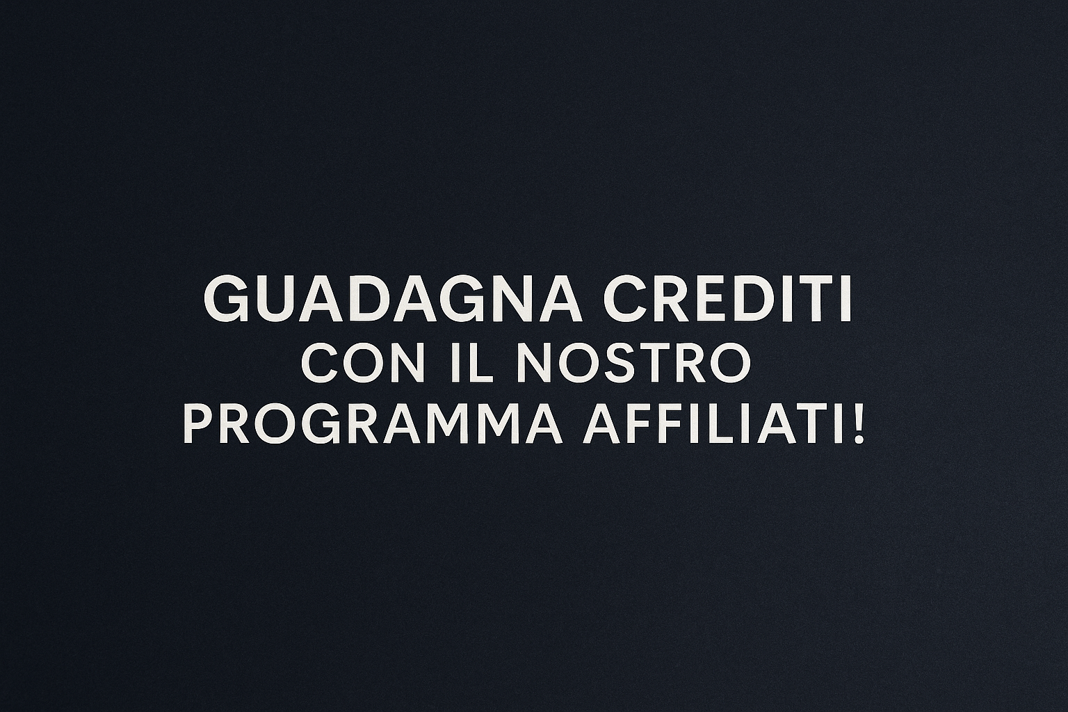 Programma di Affiliazione